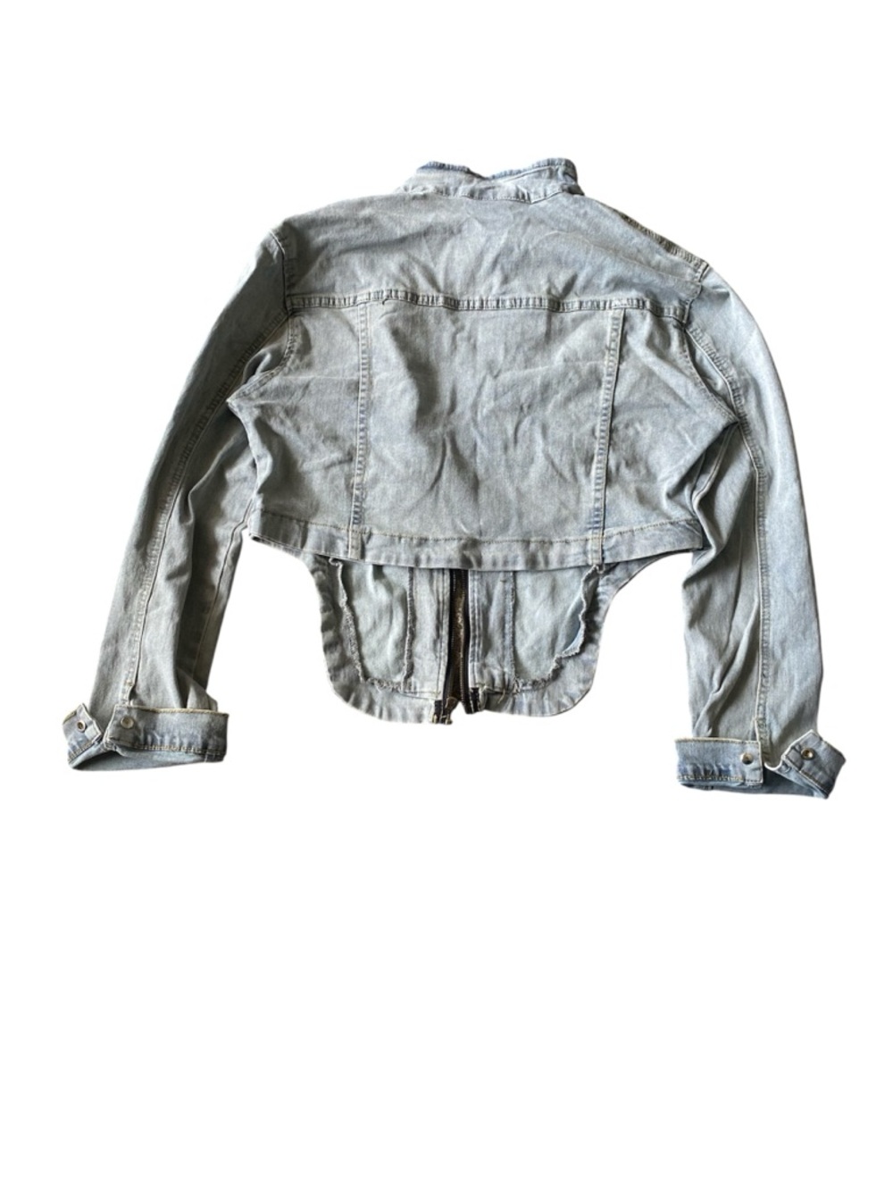 NWT Corset Style Jean Jacket with Matching Jeans XL U28 BIN - Picture 5 of 5